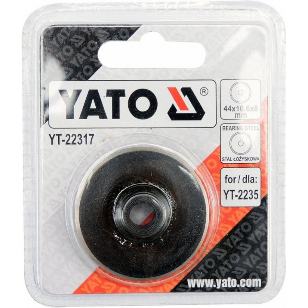 Řezací kolečko 44 x 10.6 x 8 mm, 1ks YT-22317
