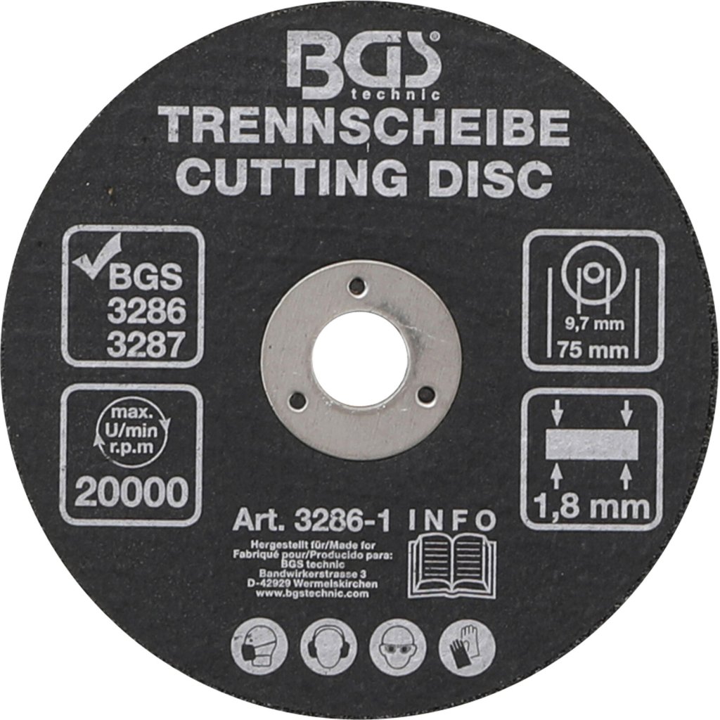 Řezný kotouč, 75 mm - B3286-1