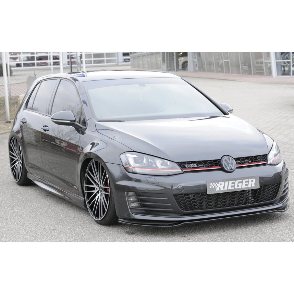 Rieger blatník pro extrémní snížení pro Volkswagen Golf 7 vč. GTD, GTI, GTI Clubsport, R 3-dvéř., 5-dvéř. před faceliftem, 02/16-, 04/13-12/16, 06/13-12/16, 10/12-12/16, 12/13-12/16, plast ABS bez povrchové úpravy, mont. strana levá