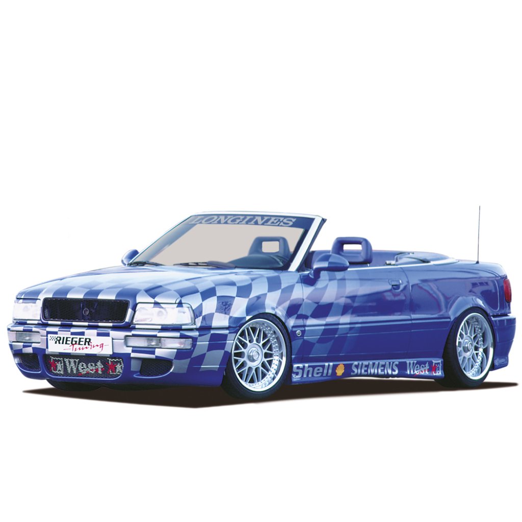 Rieger boční práh mont. strana levá pro Audi 80 89 kabriolet, kupé, plast ABS bez povrchové úpravy