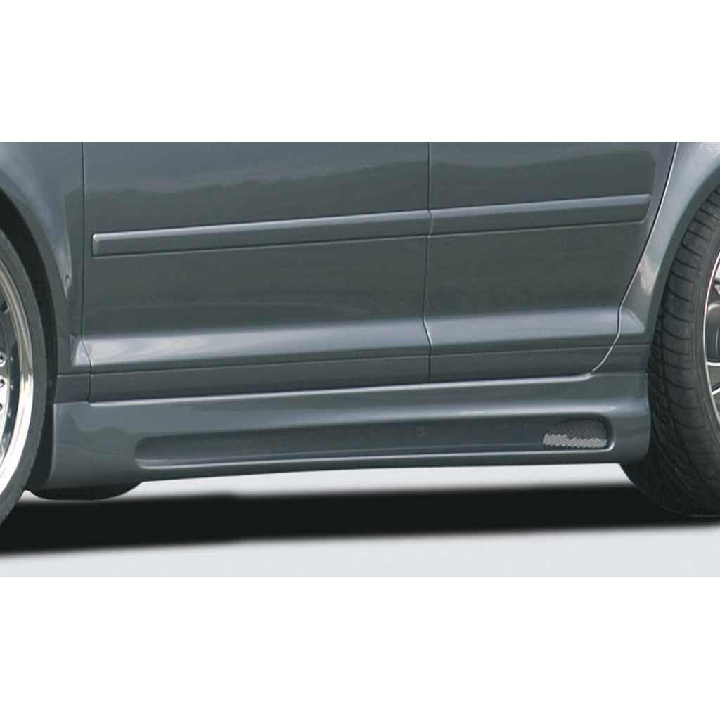 Rieger boční práh mont. strana levá pro Audi A3 8P 5-dvéř., Sportback, r.v. 03/03-, plast ABS bez povrchové úpravy, s prolisem a výřezem
