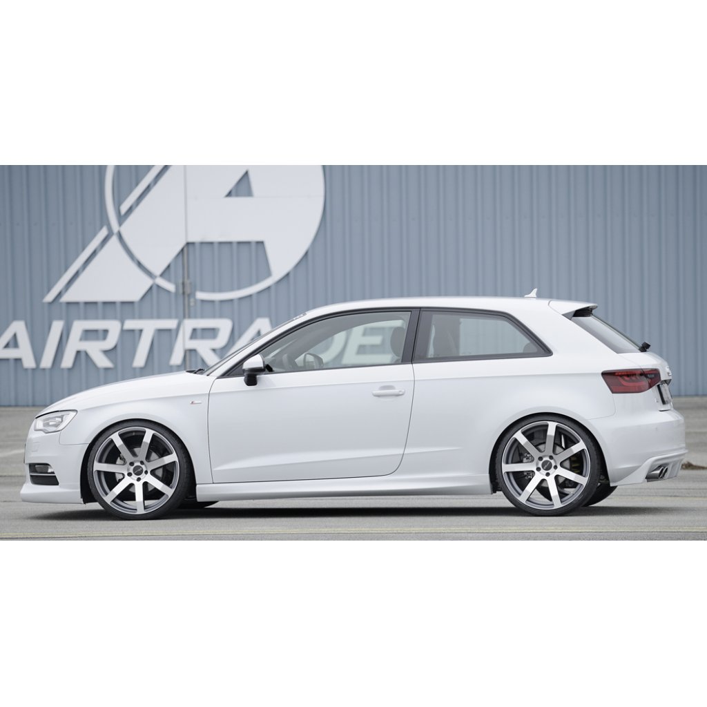Rieger boční práh mont. strana levá pro Audi A3 8V 5-dvéř. (sedan 8VS), 5-dvéř. (sportback 8VA) vč. faceliftu, r.v. 07/12-08/16, 09/16-, plast ABS bez povrchové úpravy