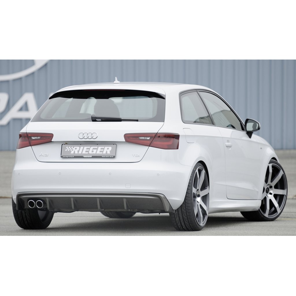 Rieger boční práh mont. strana levá pro Audi A3 8V 5-dvéř. (sedan 8VS), 5-dvéř. (sportback 8VA) vč. faceliftu, r.v. 07/12-08/16, 09/16-, plast ABS bez povrchové úpravy