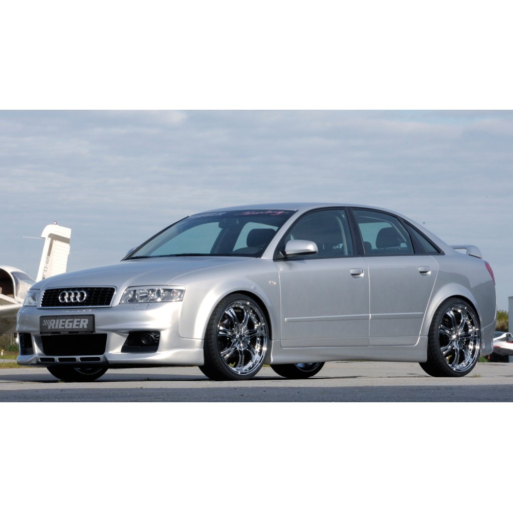 Rieger boční práh mont. strana levá pro Audi A4 8E avant, sedan po faceliftu, r.v. 11/00-10/04, 11/04-, plast ABS bez povrchové úpravy