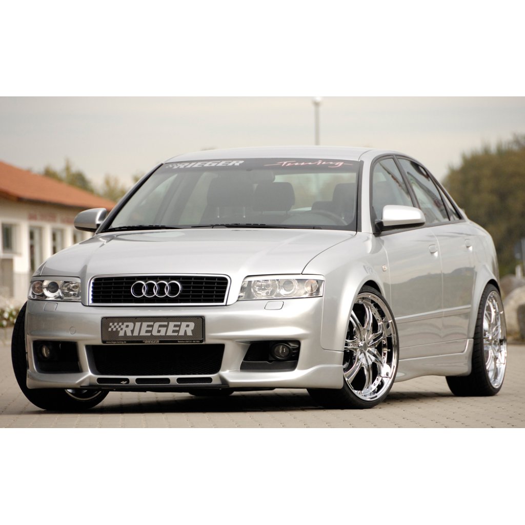 Rieger boční práh mont. strana levá pro Audi A4 8E avant, sedan po faceliftu, r.v. 11/00-10/04, 11/04-, plast ABS bez povrchové úpravy