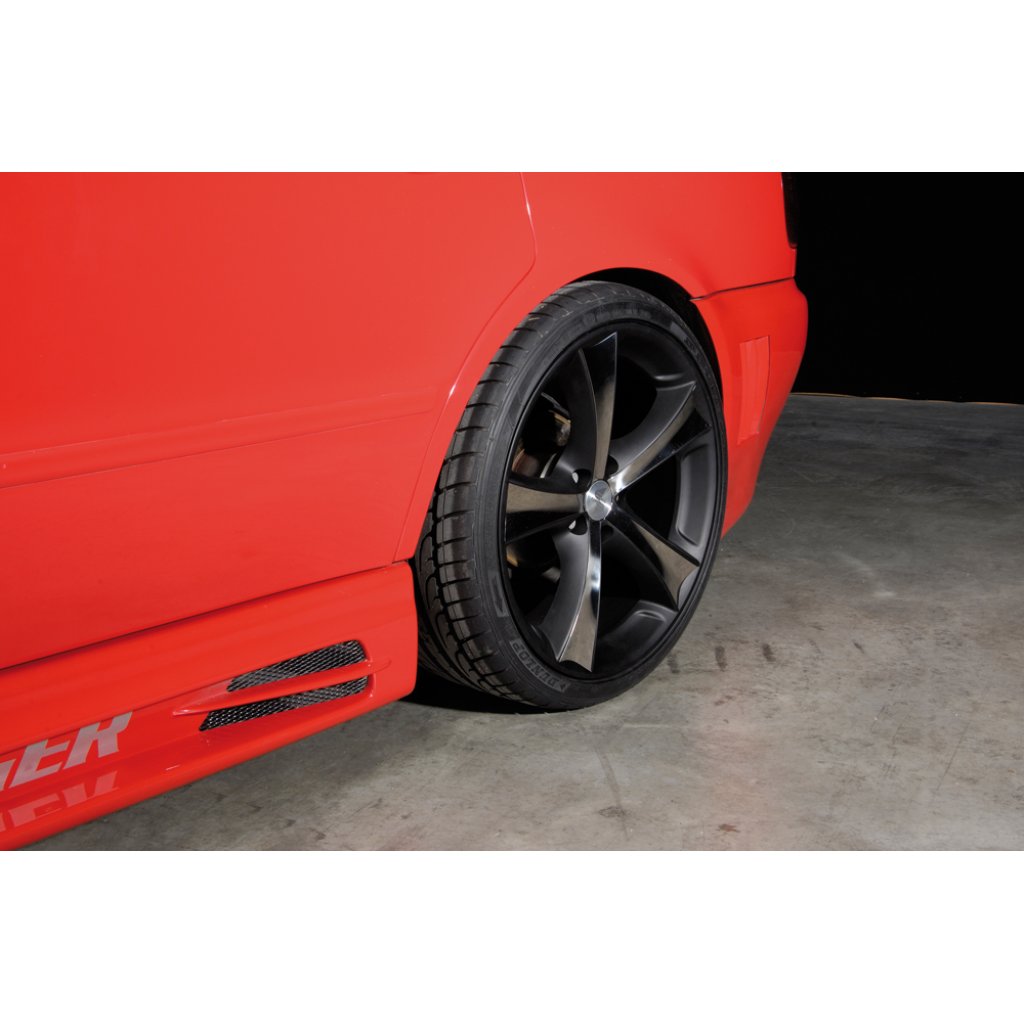 Rieger boční práh mont. strana levá pro Audi A4 B5 avant, sedan, r.v. 11/94-98, 99-12/00, plast ABS bez povrchové úpravy, s prolisem, s prolisem a dvěma výřezy