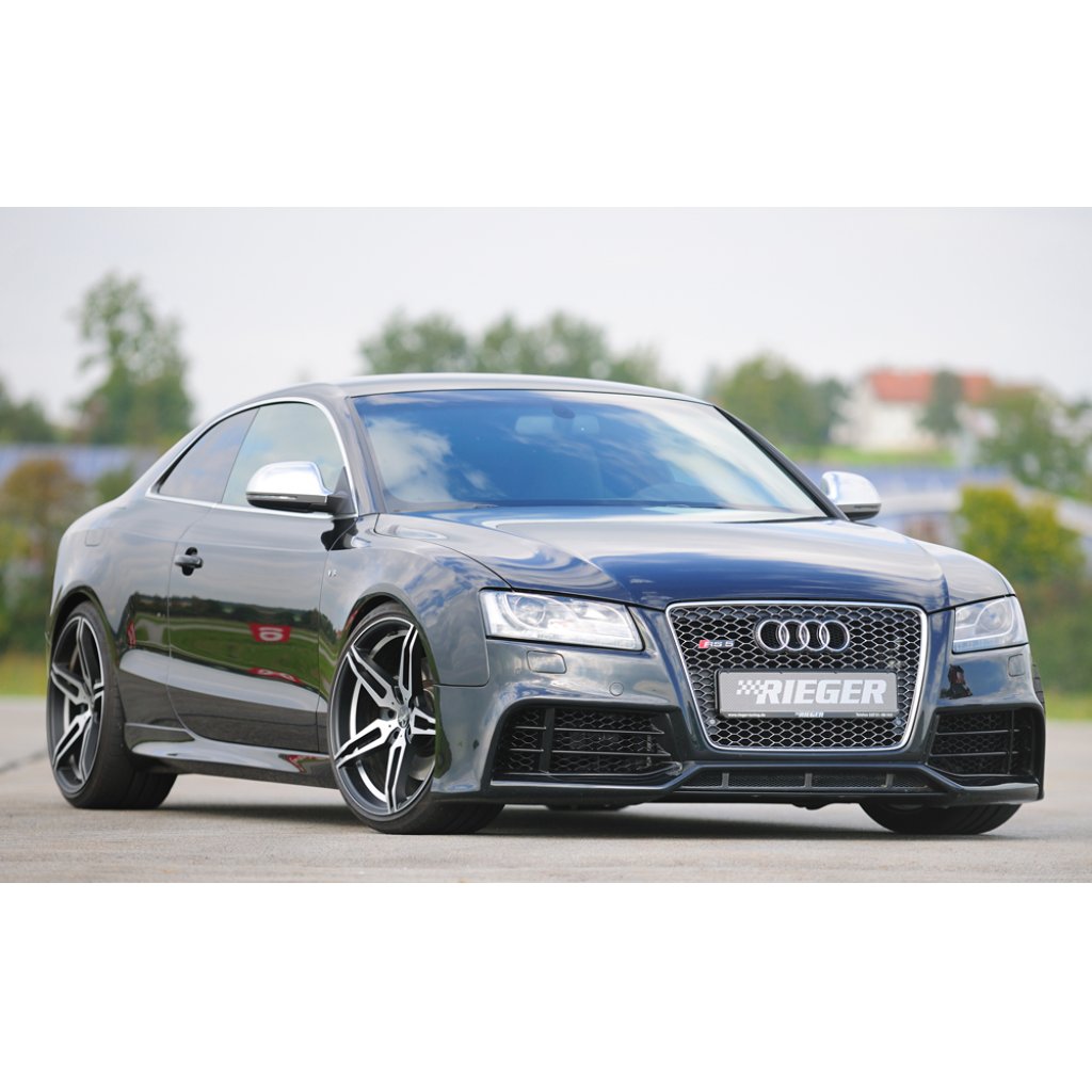 Rieger boční práh mont. strana levá pro Audi A5 B8, B81 kabriolet, kupé vč. faceliftu, r.v. 06/07-07/11, 10/11-06/16, plast ABS bez povrchové úpravy