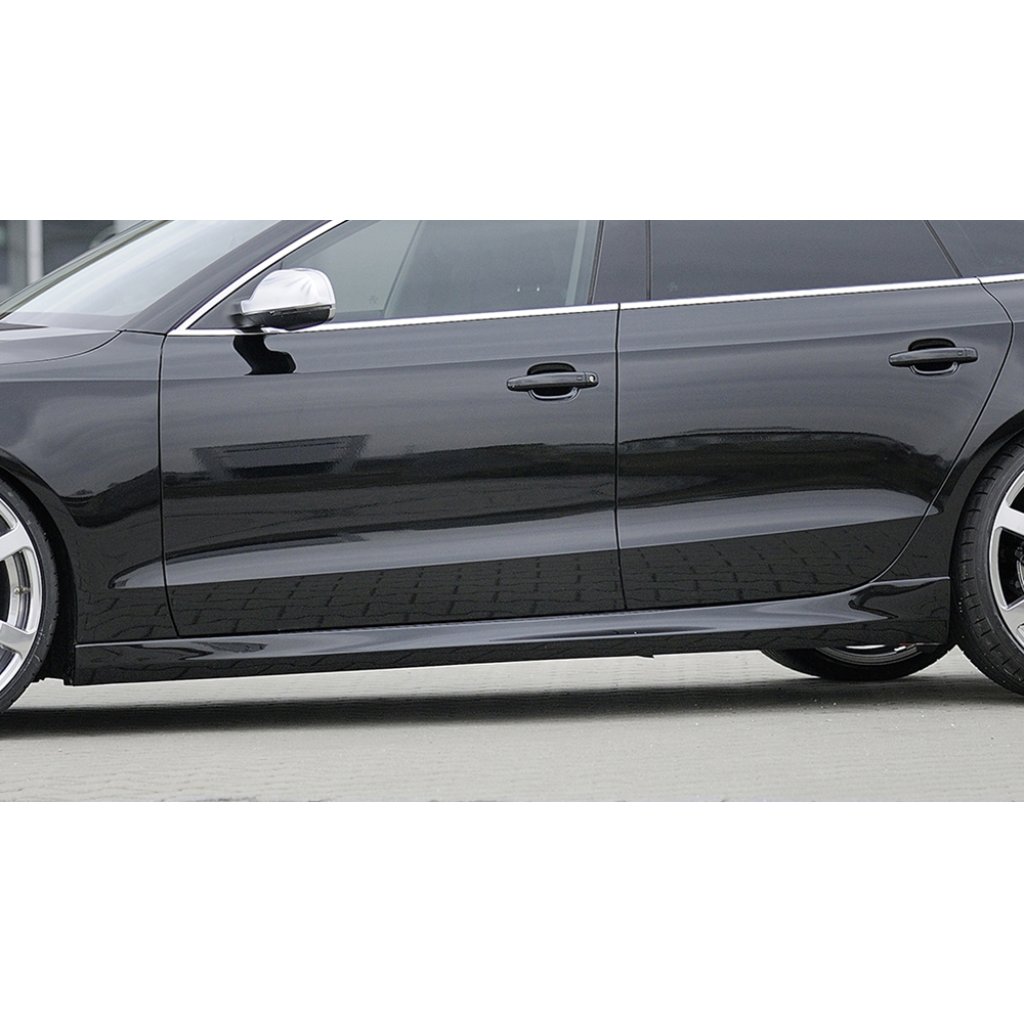 Rieger boční práh mont. strana levá pro Audi A5 S5 B8, B81 Sportback vč. faceliftu, r.v. 06/07-07/11, 10/11-06/16, plast ABS bez povrchové úpravy
