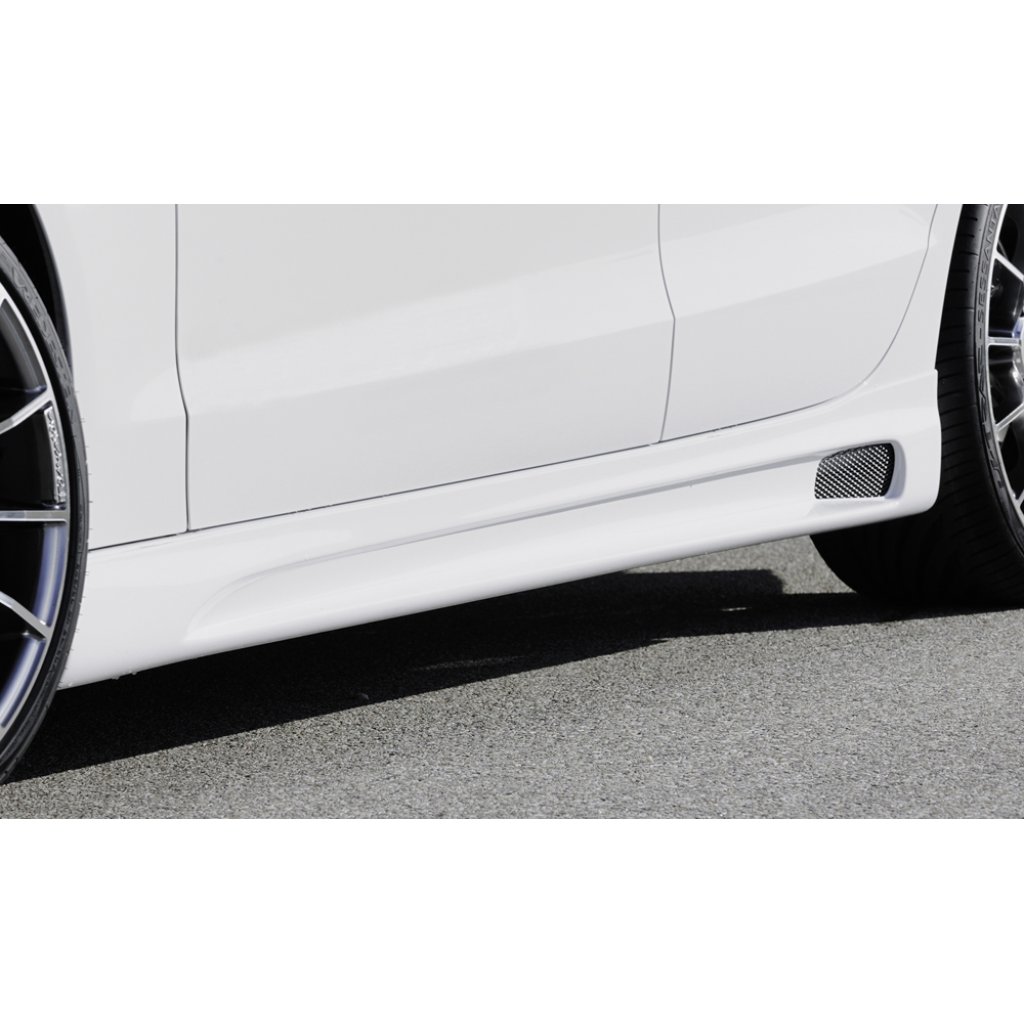 Rieger boční práh mont. strana levá pro Audi A5 S5 B8, B81 Sportback vč. faceliftu, r.v. 06/07-07/11, 10/11-06/16, plast ABS bez povrchové úpravy, s prolisem a výřezem