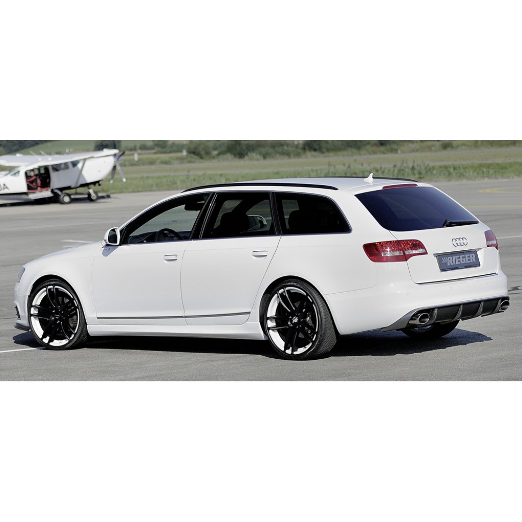 Rieger boční práh mont. strana levá pro Audi A6 S6 4F avant, sedan, r.v. 04/04-, plast ABS bez povrchové úpravy