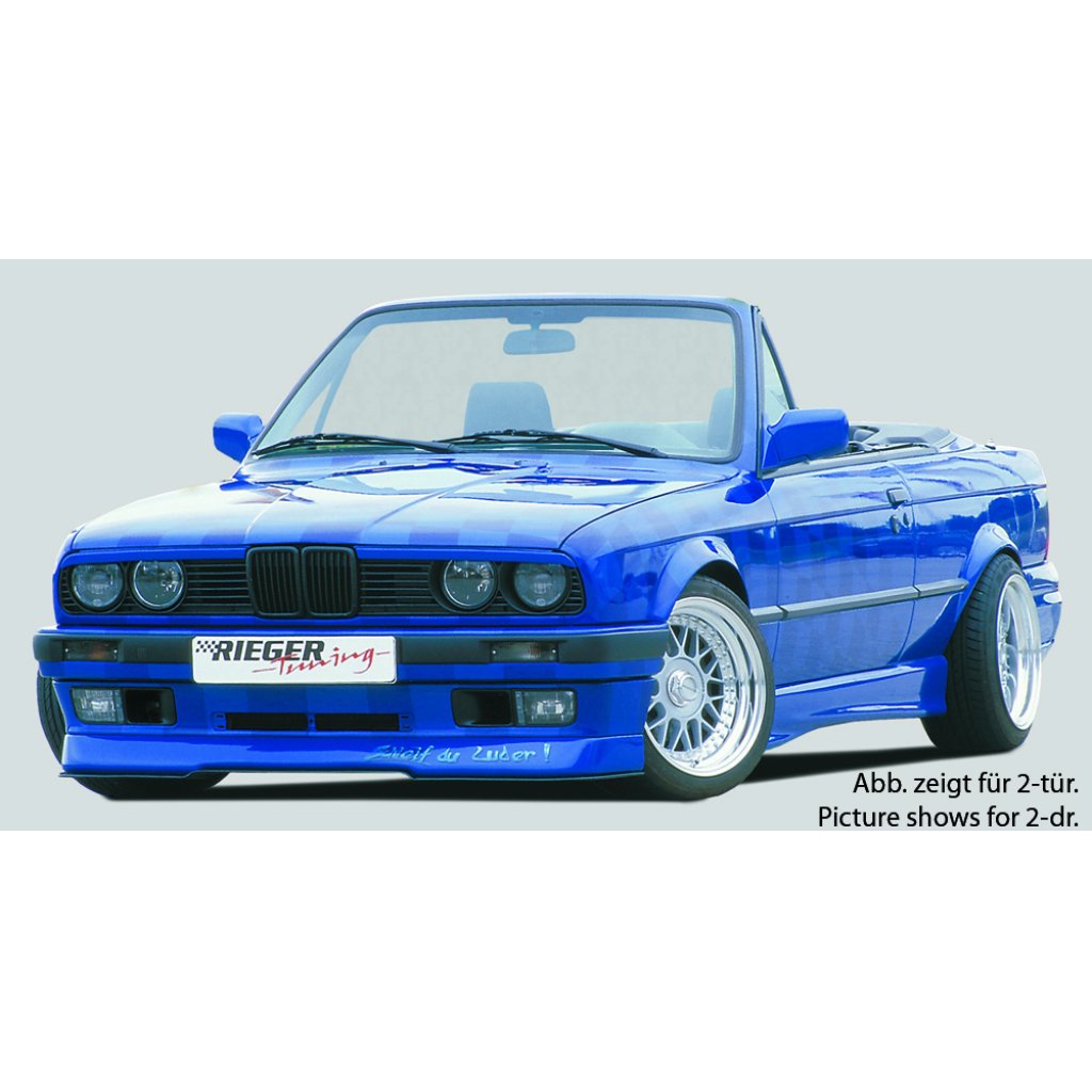 Rieger boční práh mont. strana levá pro BMW řada 3 E30 4-dvéř., sedan, touring, plast ABS bez povrchové úpravy