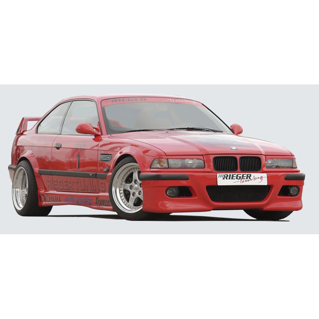 Rieger boční práh mont. strana levá pro BMW řada 3 E36 kabriolet, kupé, plast ABS bez povrchové úpravy