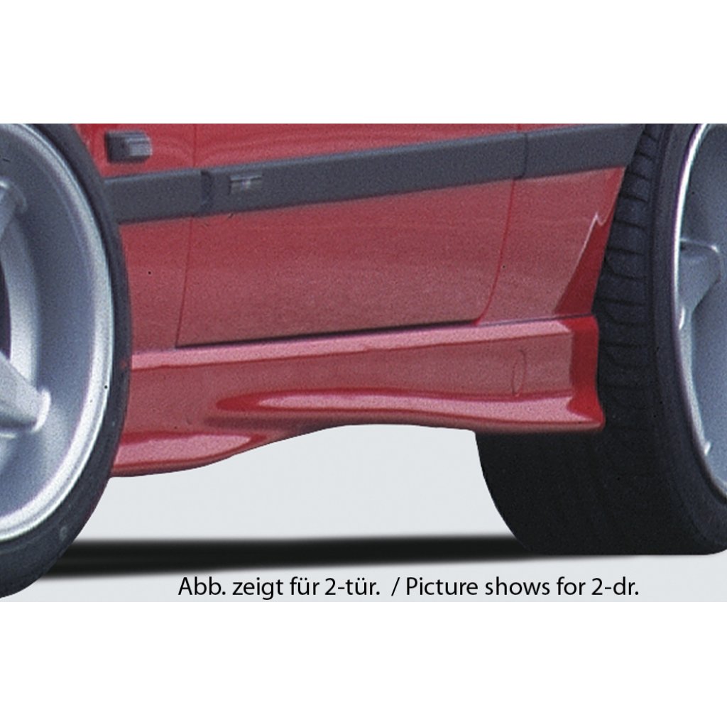 Rieger boční práh mont. strana levá pro BMW řada 3 E36 sedan, touring, plast ABS bez povrchové úpravy