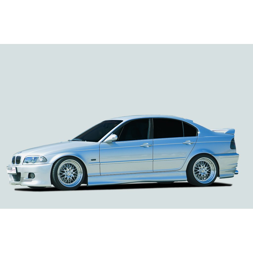 Rieger boční práh mont. strana levá pro BMW řada 3 E46 compact, sedan, touring vč. faceliftu, r.v. 02/02-, 02/98-12/01, plast ABS bez povrchové úpravy