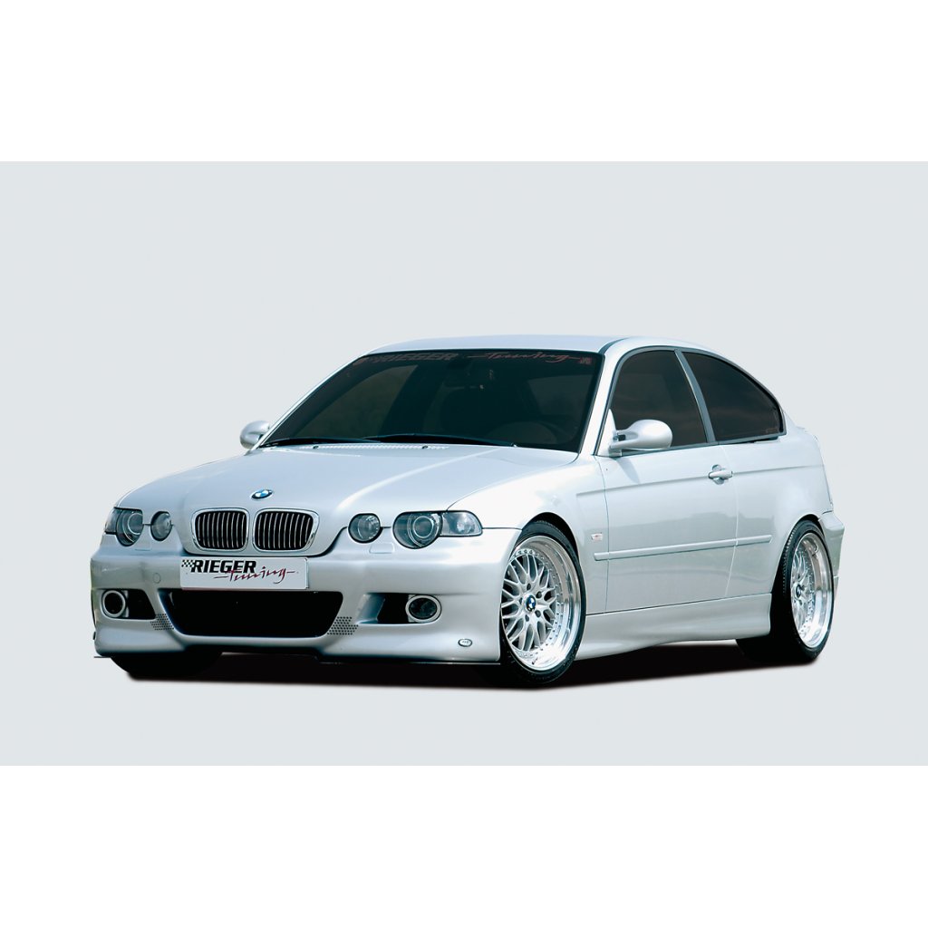 Rieger boční práh mont. strana levá pro BMW řada 3 E46 compact, sedan, touring vč. faceliftu, r.v. 02/02-, 02/98-12/01, plast ABS bez povrchové úpravy
