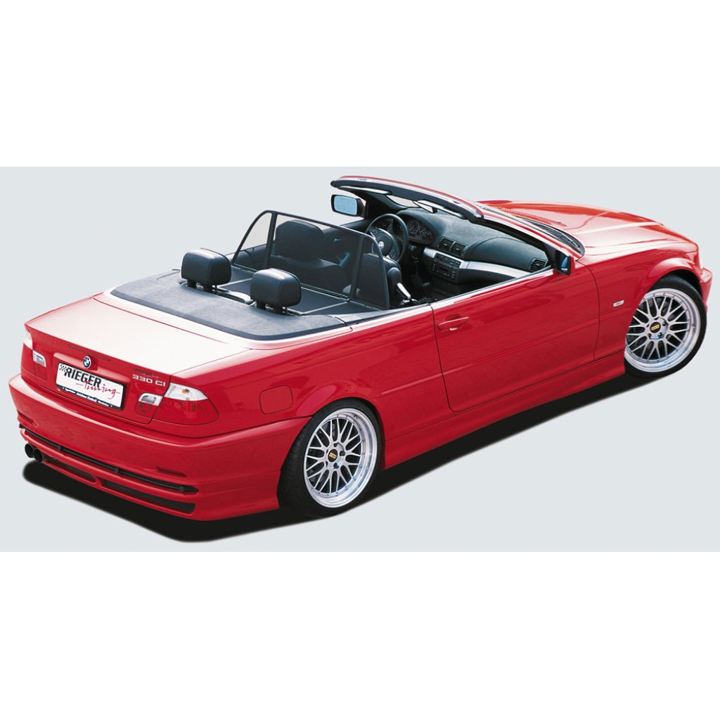 Rieger boční práh mont. strana levá pro BMW řada 3 E46 kabriolet, kupé vč. faceliftu, r.v. 02/02-, 02/98-12/01, plast ABS bez povrchové úpravy