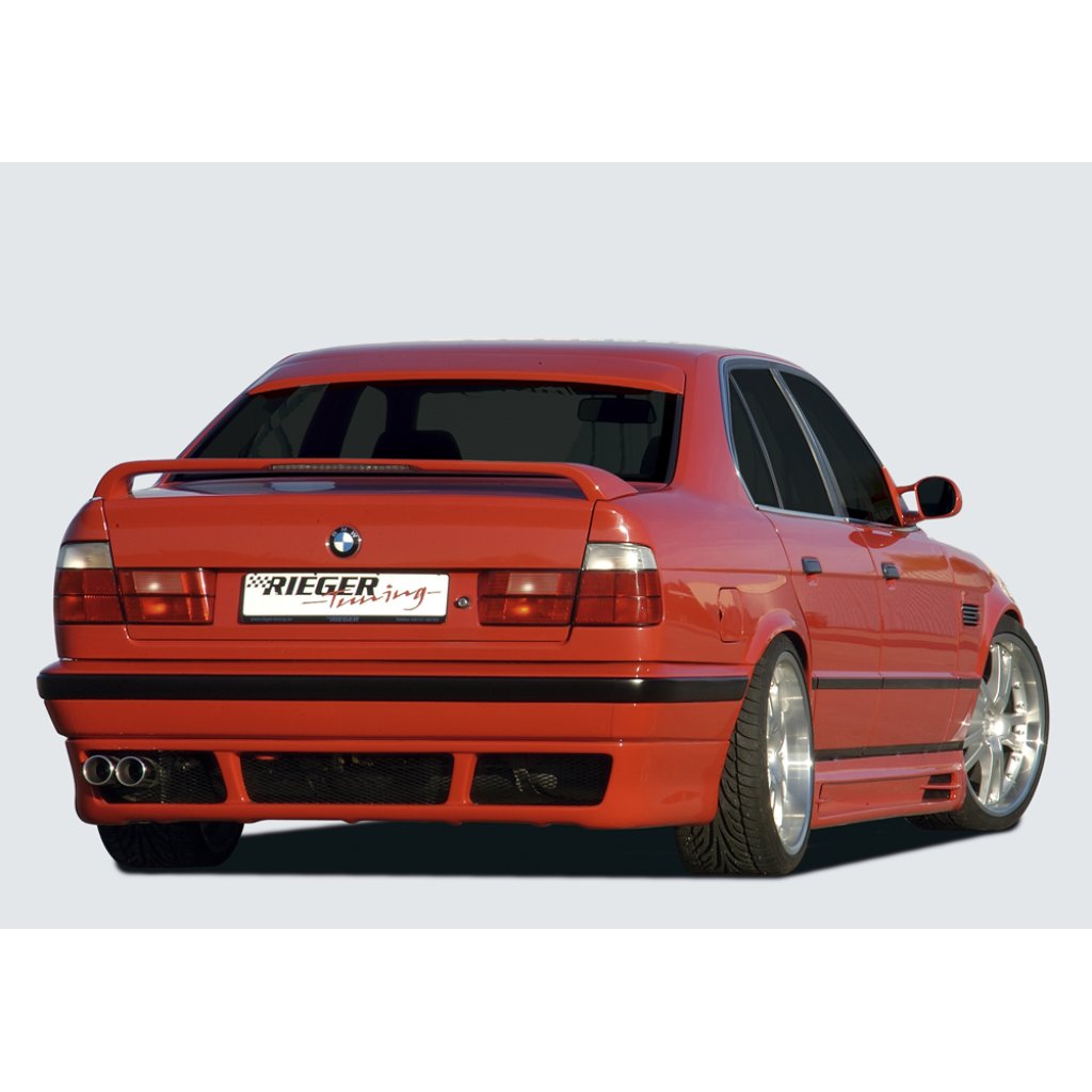 Rieger boční práh mont. strana levá pro BMW řada 5 E34 sedan, touring, r.v. 00/88-07/96, plast ABS bez povrchové úpravy, s prolisem, s prolisem a dvěma výřezy