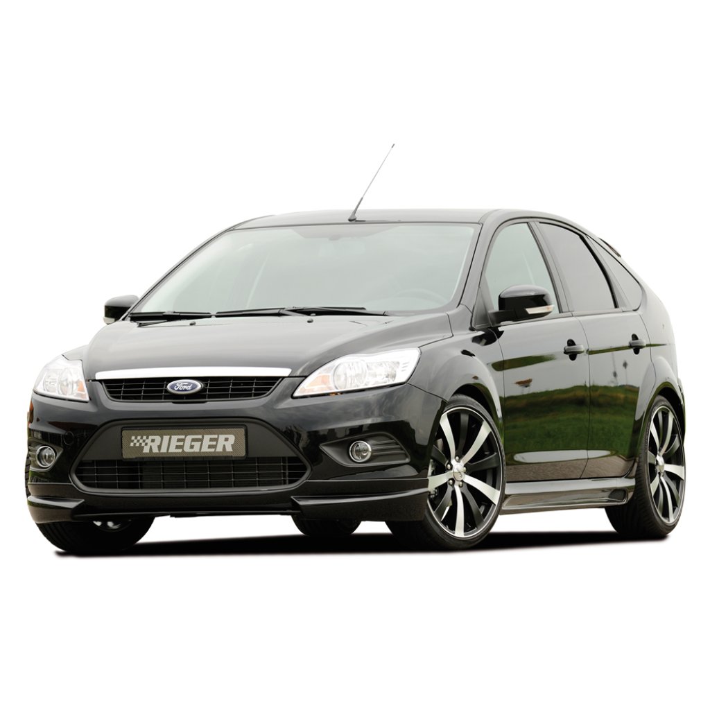 Rieger boční práh mont. strana levá pro Ford Focus 2 vč. ST 5-dvéř. vč. faceliftu, r.v. 02/08-01/11, 07/04-01/08, 10/05-01/08, plast ABS bez povrchové úpravy, s prolisem a výřezem