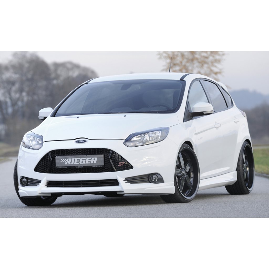 Rieger boční práh mont. strana levá pro Ford Focus 3 vč. RS, ST 5-dvéř. (combi), 5-dvéř. (sedan) vč. faceliftu, r.v. 01/16-, 02/11-11/14, 08/12-11/14, 12/14-, plast ABS bez povrchové úpravy