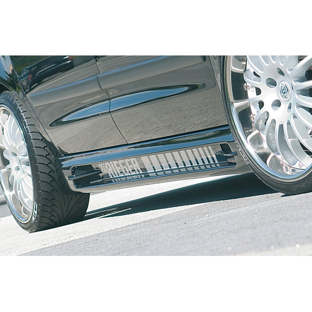 Rieger boční práh mont. strana levá pro Ford Galaxy WGR van (model od r.v. 2000), r.v. 04/00-, plast ABS bez povrchové úpravy, s prolisem, s prolisem a dvěma výřezy