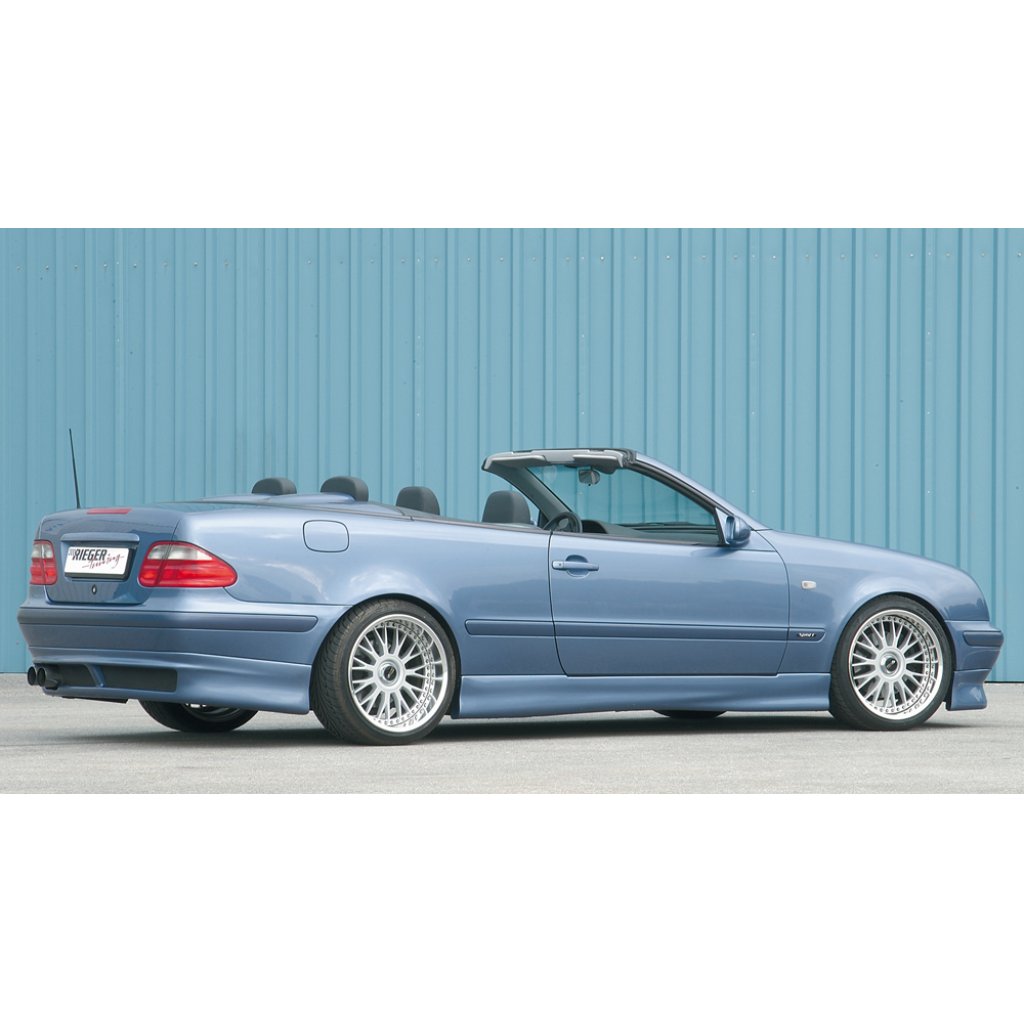 Rieger boční práh mont. strana levá pro Mercedes CLK W208 kabriolet, kupé, plast ABS bez povrchové úpravy