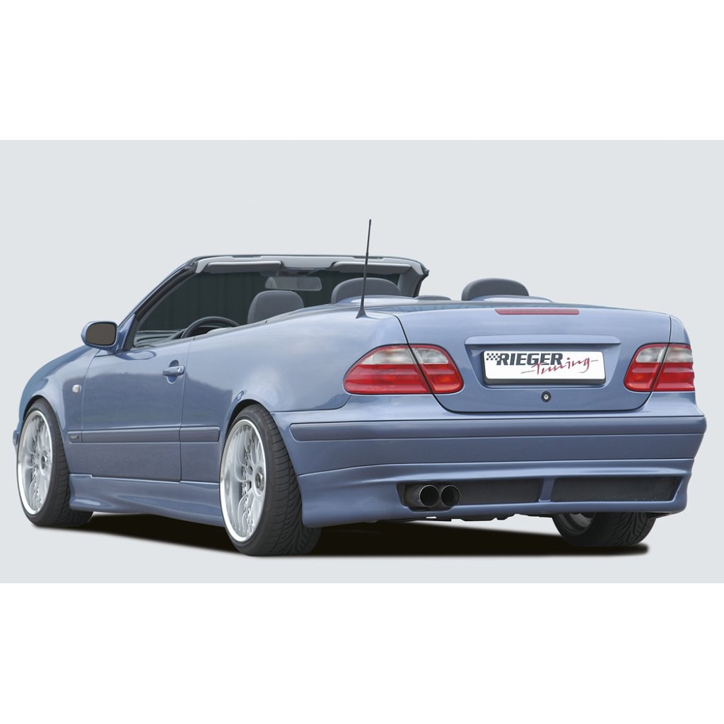 Rieger boční práh mont. strana levá pro Mercedes CLK W208 kabriolet, kupé, plast ABS bez povrchové úpravy