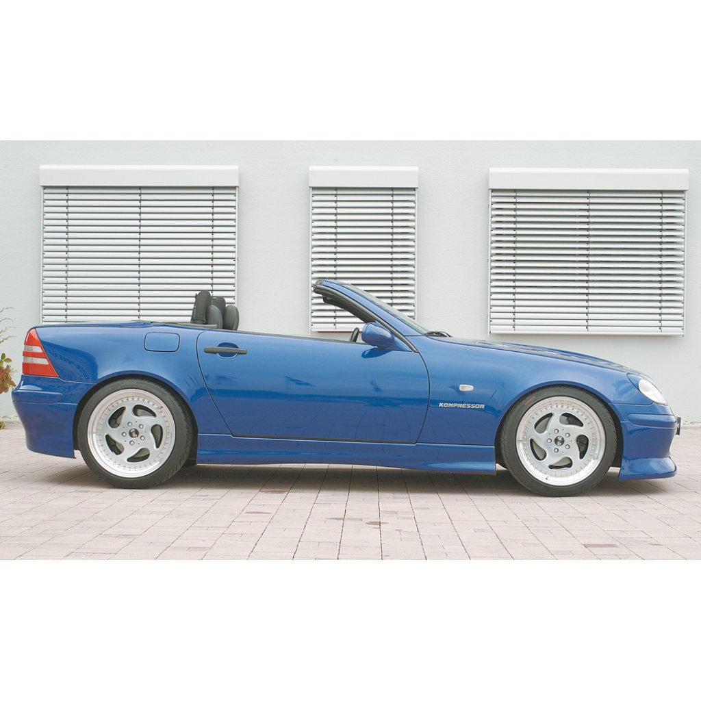 Rieger boční práh mont. strana levá pro Mercedes SLK R170 roadster, r.v. 01/01-, 09/96-12/00, plast ABS bez povrchové úpravy