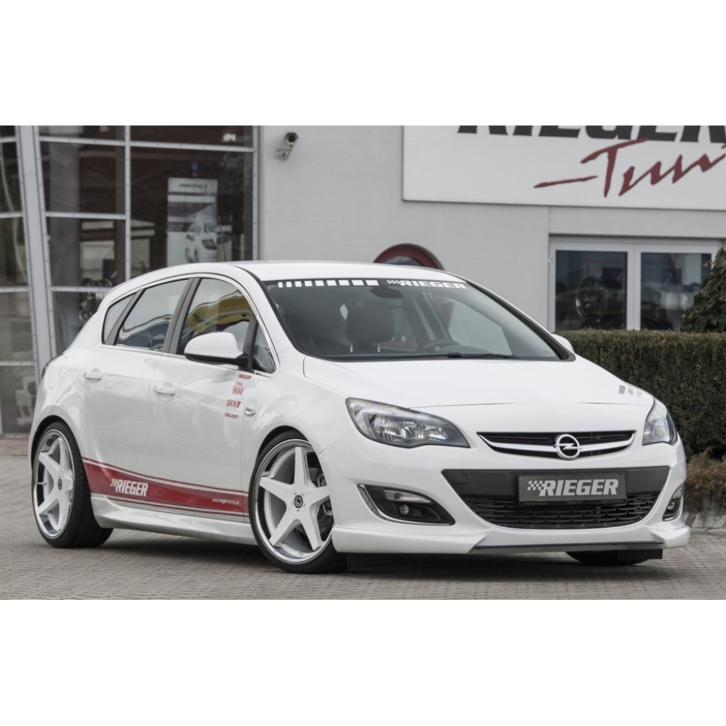 Rieger boční práh mont. strana levá pro Opel Astra J 5-dvéř., hatchback, sedan/notchback, sports tourer vč. faceliftu, r.v. 10/12-, 11/08-09/12, plast ABS bez povrchové úpravy
