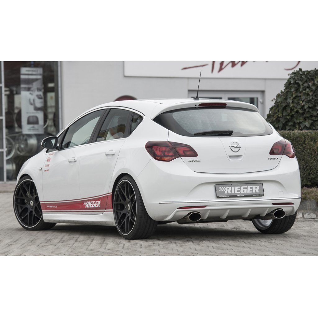 Rieger boční práh mont. strana levá pro Opel Astra J 5-dvéř., hatchback, sedan/notchback, sports tourer vč. faceliftu, r.v. 10/12-, 11/08-09/12, plast ABS bez povrchové úpravy