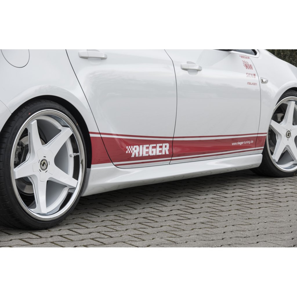 Rieger boční práh mont. strana levá pro Opel Astra J 5-dvéř., hatchback, sedan/notchback, sports tourer vč. faceliftu, r.v. 10/12-, 11/08-09/12, plast ABS bez povrchové úpravy