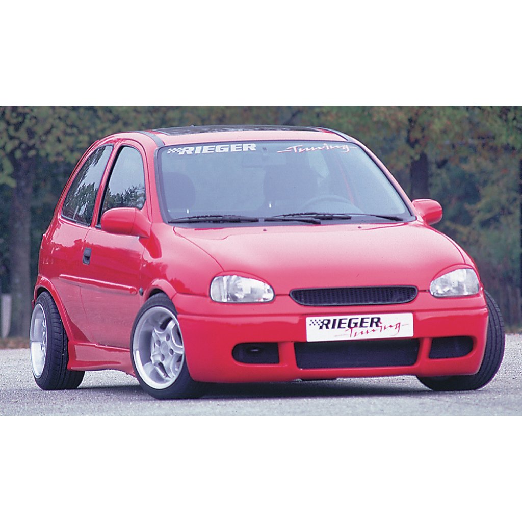 Rieger boční práh mont. strana levá pro Opel Corsa B 3-dvéř. vč. faceliftu, r.v. 02/93-09/96, 11/96-, plast ABS bez povrchové úpravy