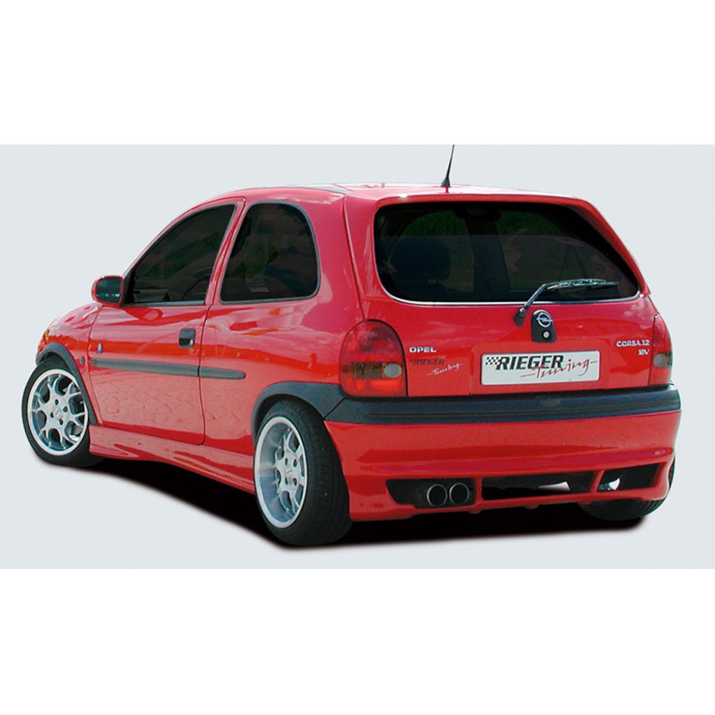 Rieger boční práh mont. strana levá pro Opel Corsa B 3-dvéř. vč. faceliftu, r.v. 02/93-09/96, 11/96-, plast ABS bez povrchové úpravy