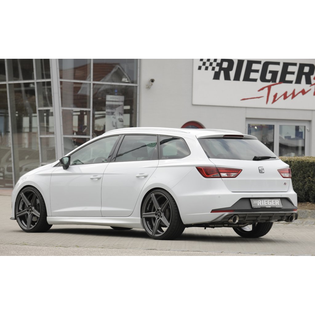 Rieger boční práh mont. strana levá pro Seat Leon 5F 5-dvéř., 5-dvéř. (ST/Combi), r.v. 10/12-, plast ABS bez povrchové úpravy