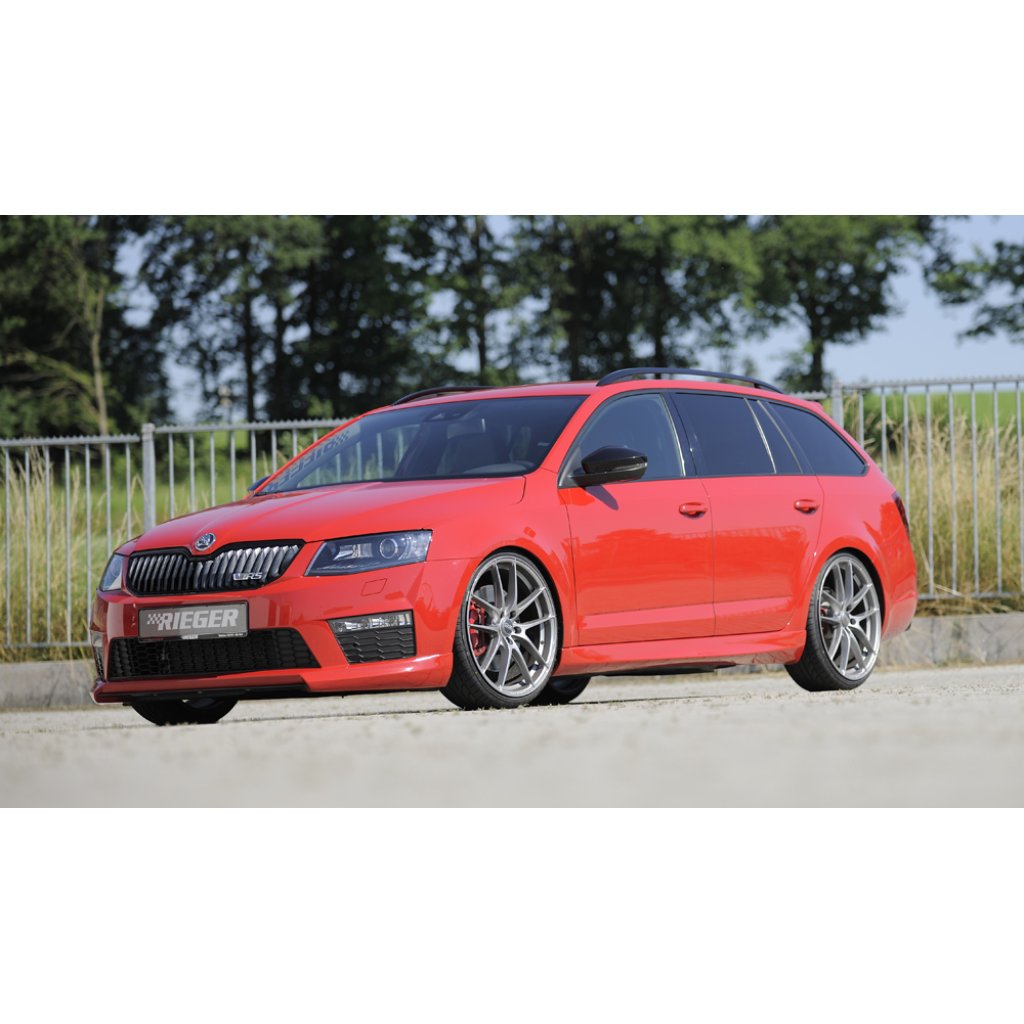 Rieger boční práh mont. strana levá pro Škoda Octavia RS 5E combi, sedan vč. faceliftu, r.v. 02/17-, 06/13-01/17, plast ABS bez povrchové úpravy