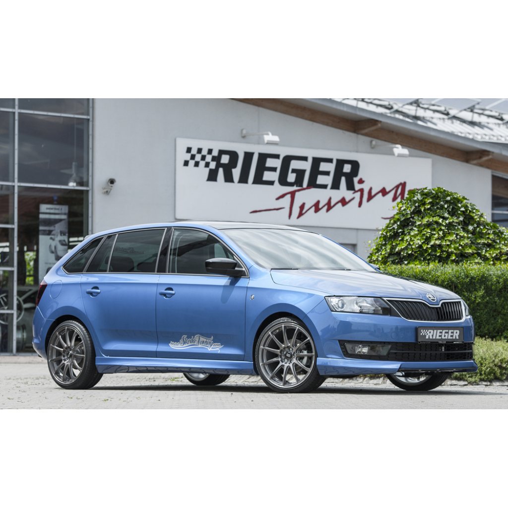 Rieger boční práh mont. strana levá pro Škoda Rapid NH notchback, spaceback vč. faceliftu, r.v. 05/17-, 07/12-04/17, plast ABS bez povrchové úpravy