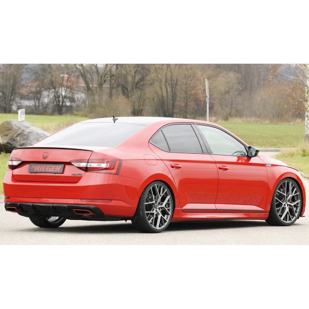 Rieger boční práh mont. strana levá pro Škoda Superb III 3T, 3V combi, sedan vč. faceliftu, r.v. 03/15-10/18, 11/18-, plast ABS bez povrchové úpravy