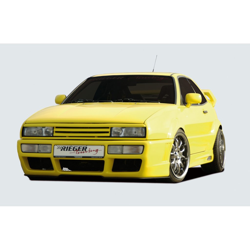Rieger boční práh mont. strana levá pro Volkswagen Corrado 53I kupé, r.v. 88-95, plast ABS bez povrchové úpravy, s prolisem