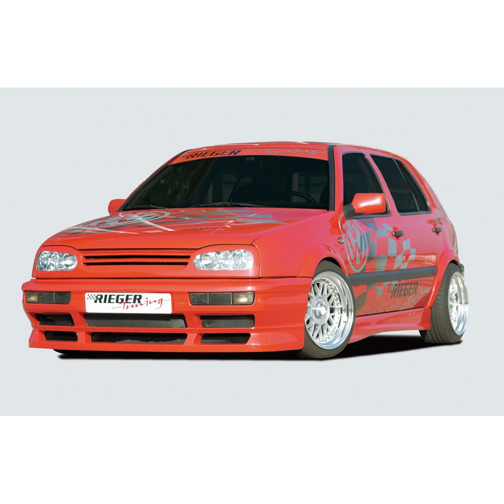 Rieger boční práh mont. strana levá pro Volkswagen Golf 3 3-dvéř., 5-dvéř., combi, kabriolet, plast ABS bez povrchové úpravy