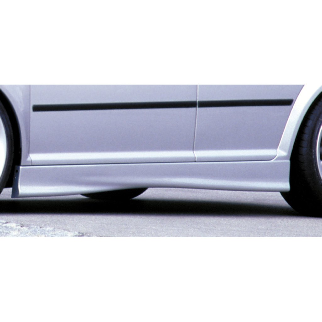 Rieger boční práh mont. strana levá pro Volkswagen Golf 4 1J 3-dvéř., 5-dvéř., combi, r.v. 10/97-03, plast ABS bez povrchové úpravy