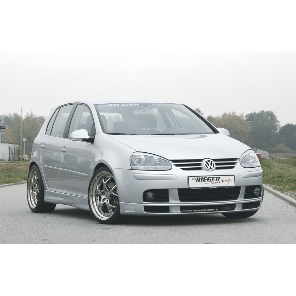 Rieger boční práh mont. strana levá pro Volkswagen Golf 5 1K 3-dvéř., 5-dvéř., plast ABS bez povrchové úpravy