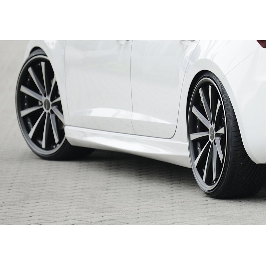 Rieger boční práh mont. strana levá pro Volkswagen Golf 7 vč. GTD, GTI, R 3-dvéř., 5-dvéř., r.v. 04/13-, 06/13-, 10/12-, 12/13-, plast ABS bez povrchové úpravy