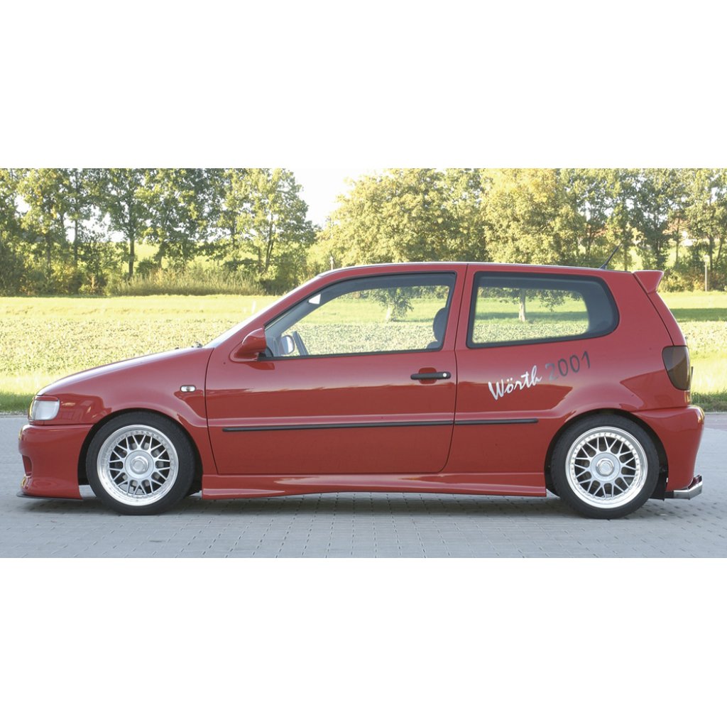 Rieger boční práh mont. strana levá pro Volkswagen Polo 4 6N 3-dvéř., r.v. 10/94-01, plast ABS bez povrchové úpravy