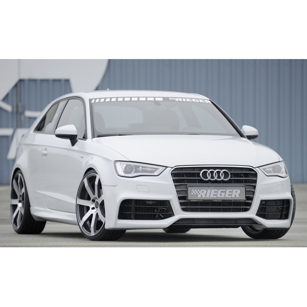 Rieger boční práh mont. strana pravá pro Audi A3 8V 5-dvéř. (sedan 8VS), 5-dvéř. (sportback 8VA) vč. faceliftu, r.v. 07/12-08/16, 09/16-, plast ABS bez povrchové úpravy