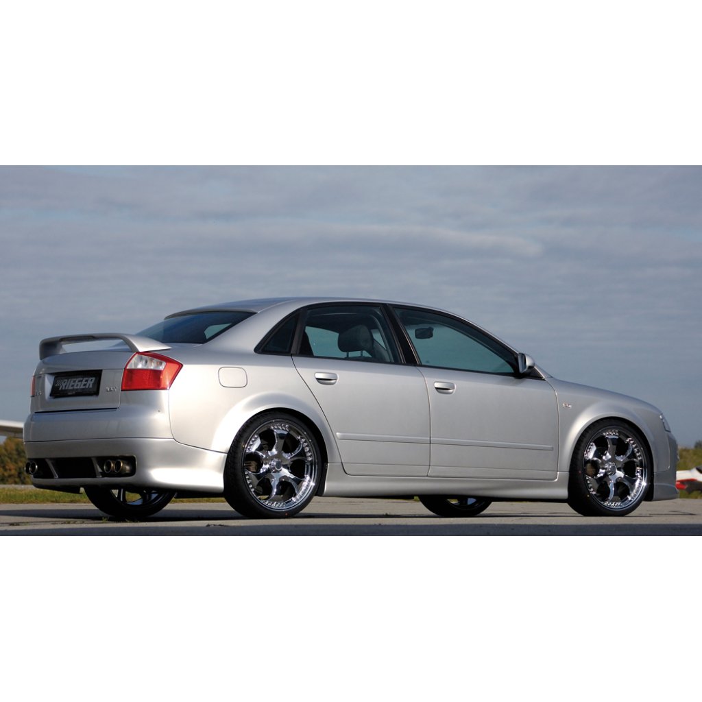 Rieger boční práh mont. strana pravá pro Audi A4 8E avant, sedan po faceliftu, r.v. 11/00-10/04, 11/04-, plast ABS bez povrchové úpravy