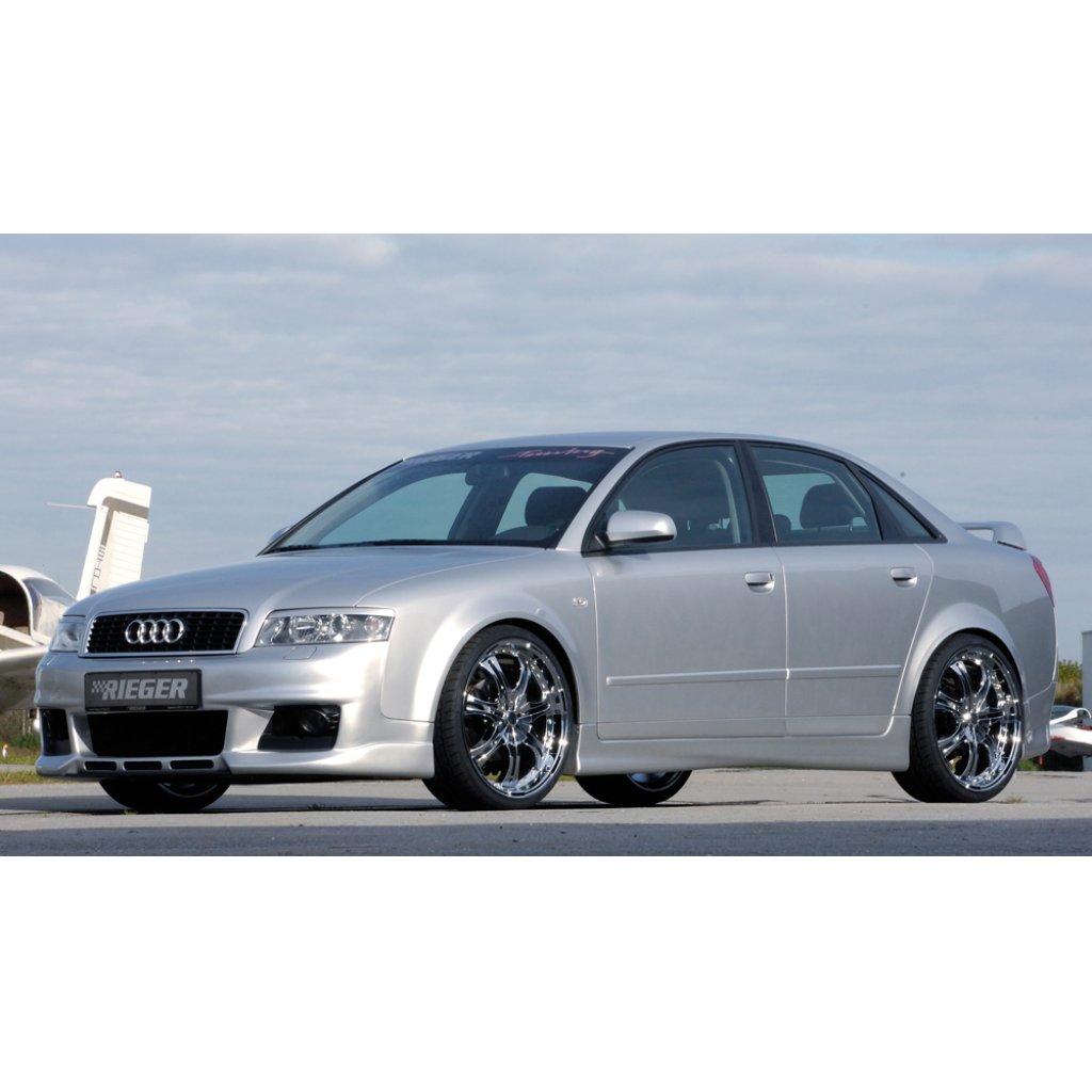 Rieger boční práh mont. strana pravá pro Audi A4 8E avant, sedan po faceliftu, r.v. 11/00-10/04, 11/04-, plast ABS bez povrchové úpravy