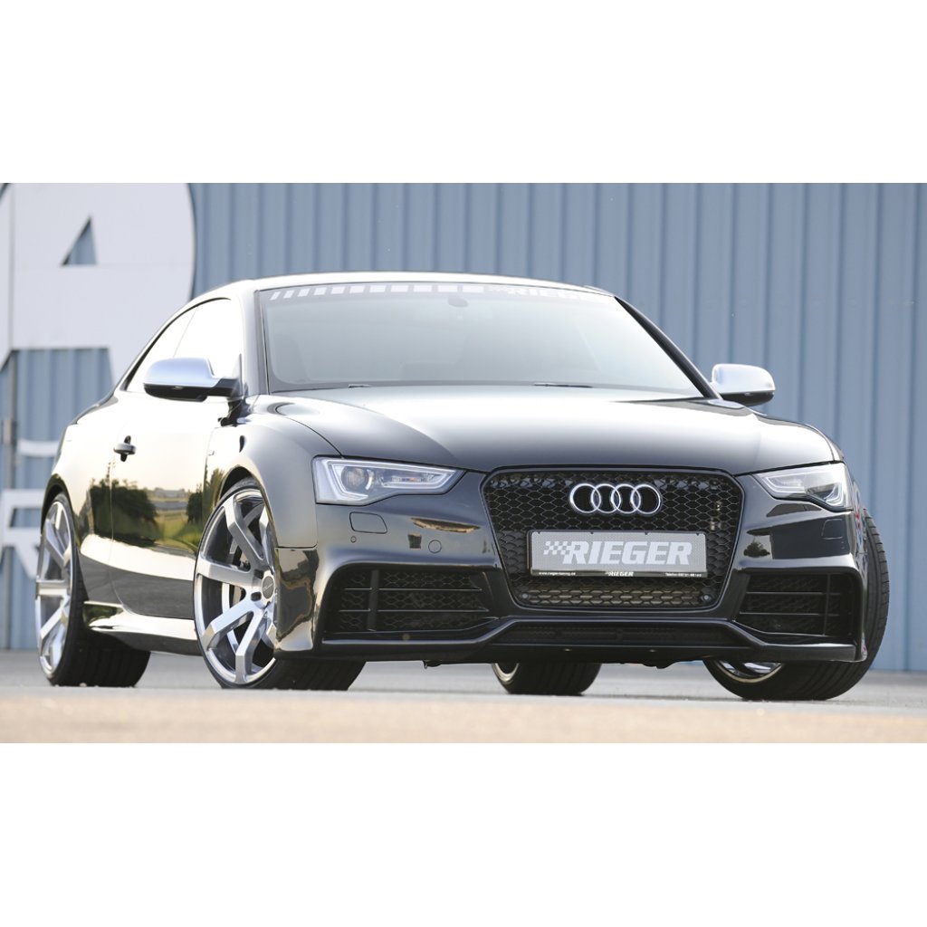 Rieger boční práh mont. strana pravá pro Audi A5 S5 B8, B81 kabriolet, kupé vč. faceliftu, r.v. 06/07-07/11, 10/11-06/16, plast ABS bez povrchové úpravy