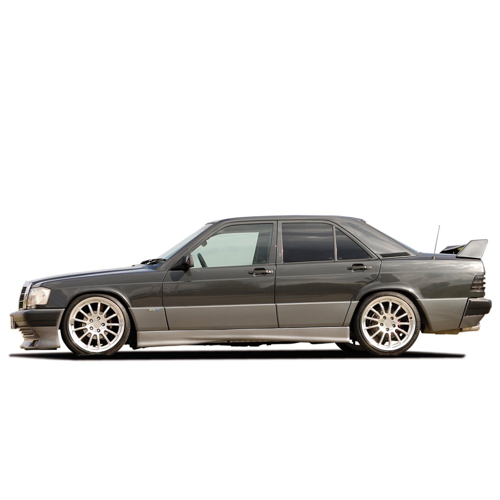 Rieger boční práh mont. strana pravá pro Mercedes 190 W201 sedan, plast ABS bez povrchové úpravy
