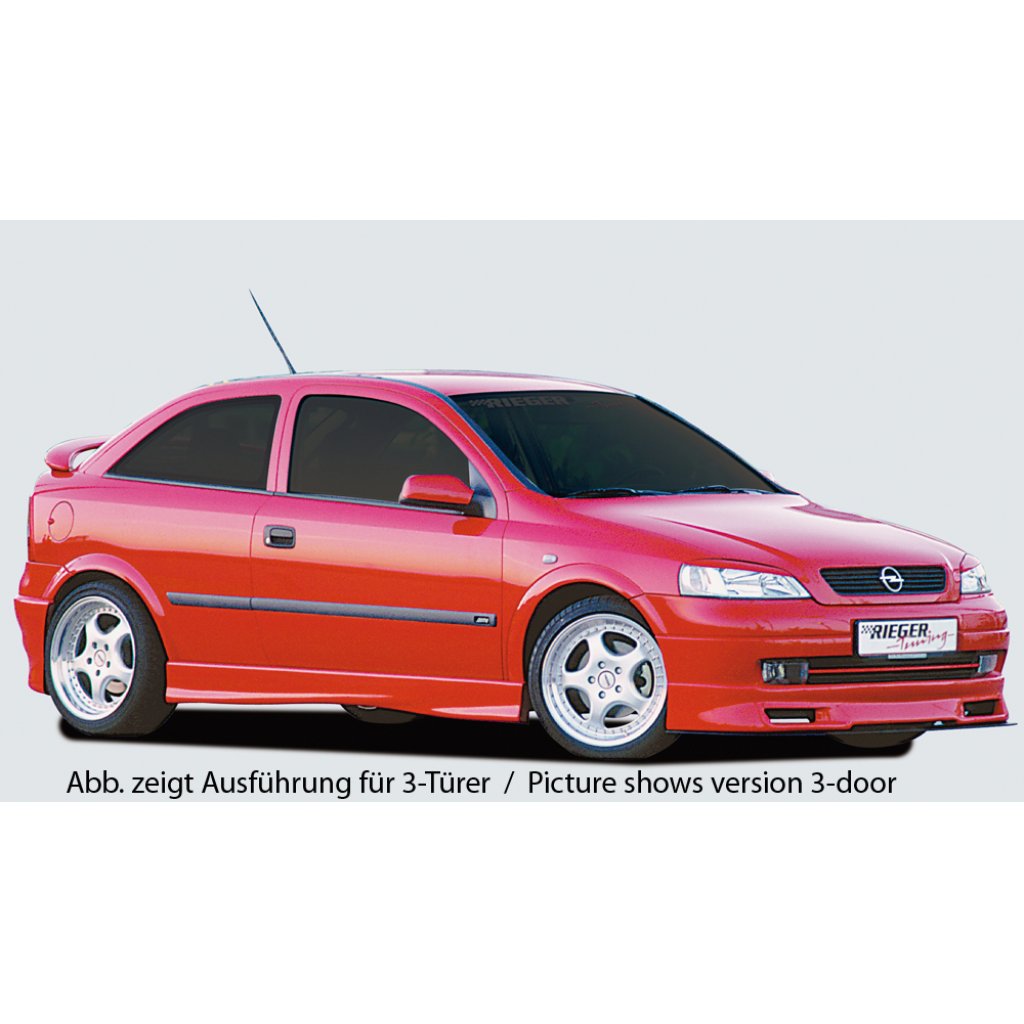 Rieger boční práh mont. strana pravá pro Opel Astra G 5-dvéř., caravan, notchback, plast ABS bez povrchové úpravy