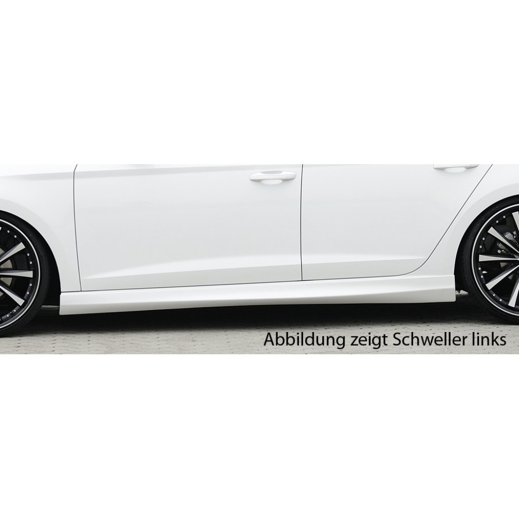 Rieger boční práh mont. strana pravá pro Seat Leon Cupra 5F 5-dvéř., 5-dvéř. (ST/Combi), r.v. 03/14-, plast ABS bez povrchové úpravy