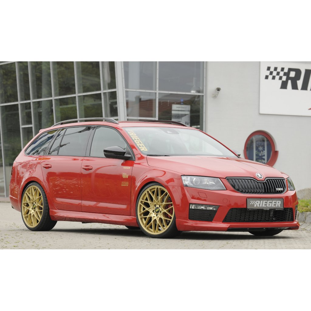 Rieger boční práh mont. strana pravá pro Škoda Octavia RS 5E combi, sedan vč. faceliftu, r.v. 02/17-, 06/13-01/17, plast ABS bez povrchové úpravy